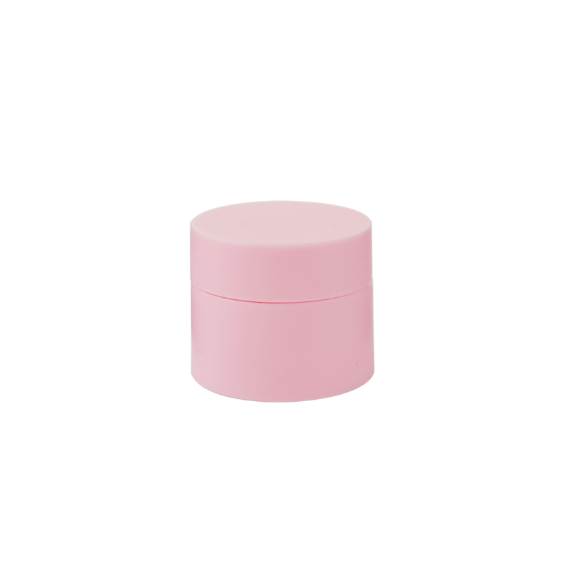 30 stuks 5g/10g/15g/20g/30g/50g roze plastic potjes, matglazen potjes voor cosmetische crème, lege dubbelwandige potjes voor los poeder met schroefdeksel: Roze / 60ml