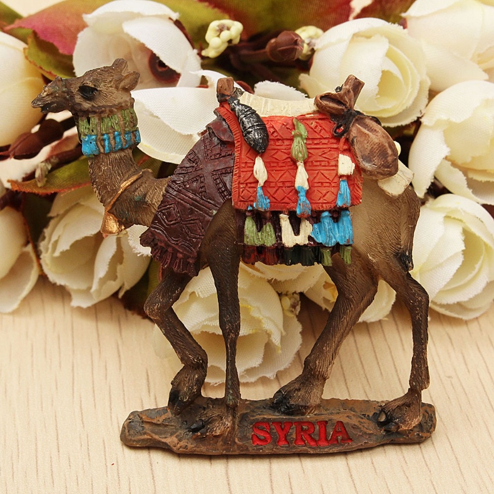 Handmade 3D Syrian Camel Fridge Magnet Travel Souvenirs Refrigerator Magnetic Stickers Home Decoration