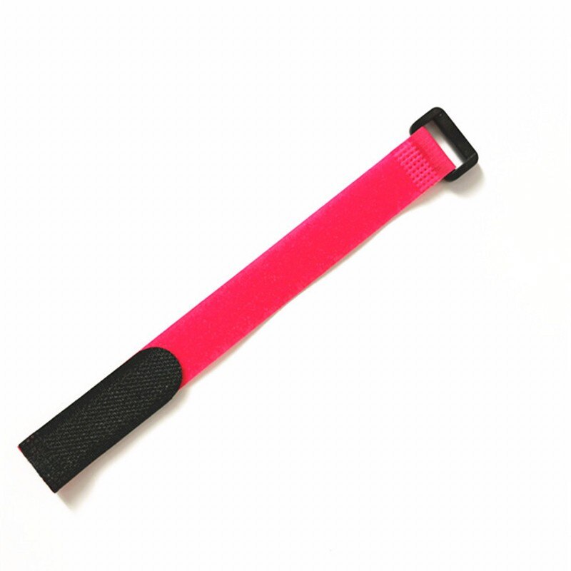 30cm 20cm Nylon Reverse Buckle Hook Loop Cable Fastener Ties Car Trunk Organizer Multi-color Velcroing Strap: Red 30cm
