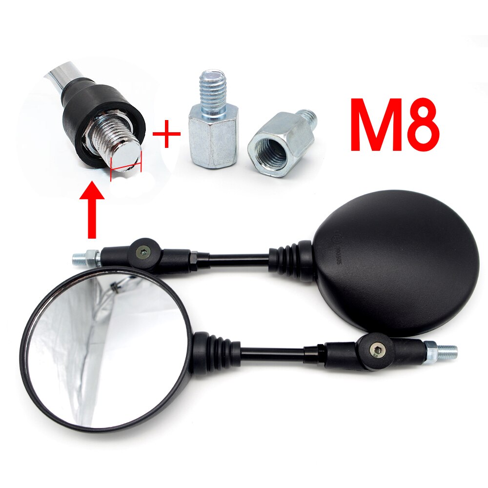Rétroviseur de moto pour BMW f650gs s1000xr nine t, r1100s, pulsera r1200gs gs 1250 adventure r1200r, r850r, k1200lt, KTM 690: HSJ-002-M8