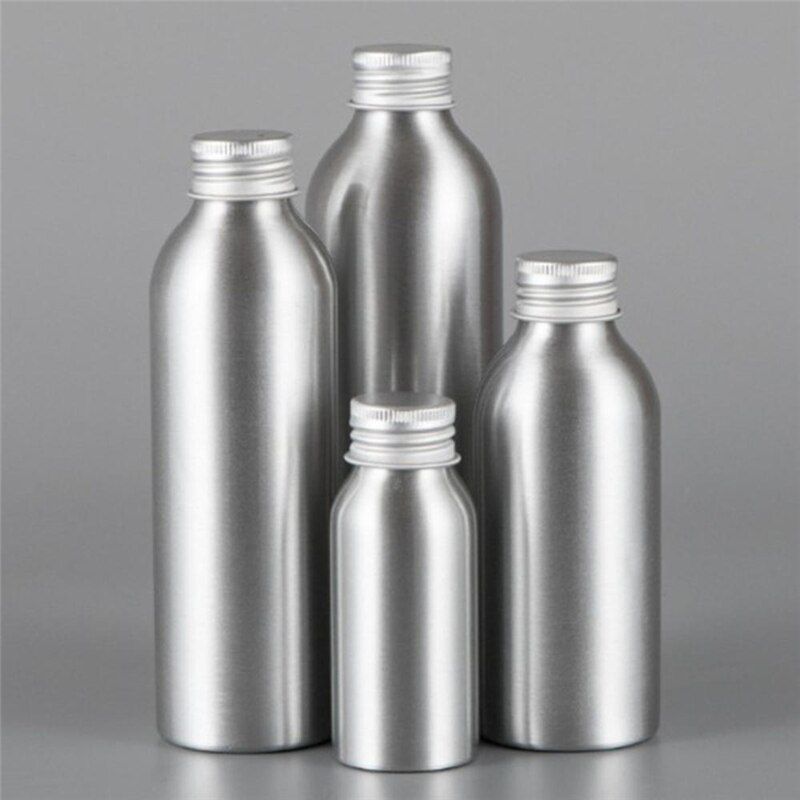 40ml/50ml/100ml aluminium sprayflaska silver portabla mini parfymflaskor tomma påfyllningsbara kosmetiska sprayer atomizer