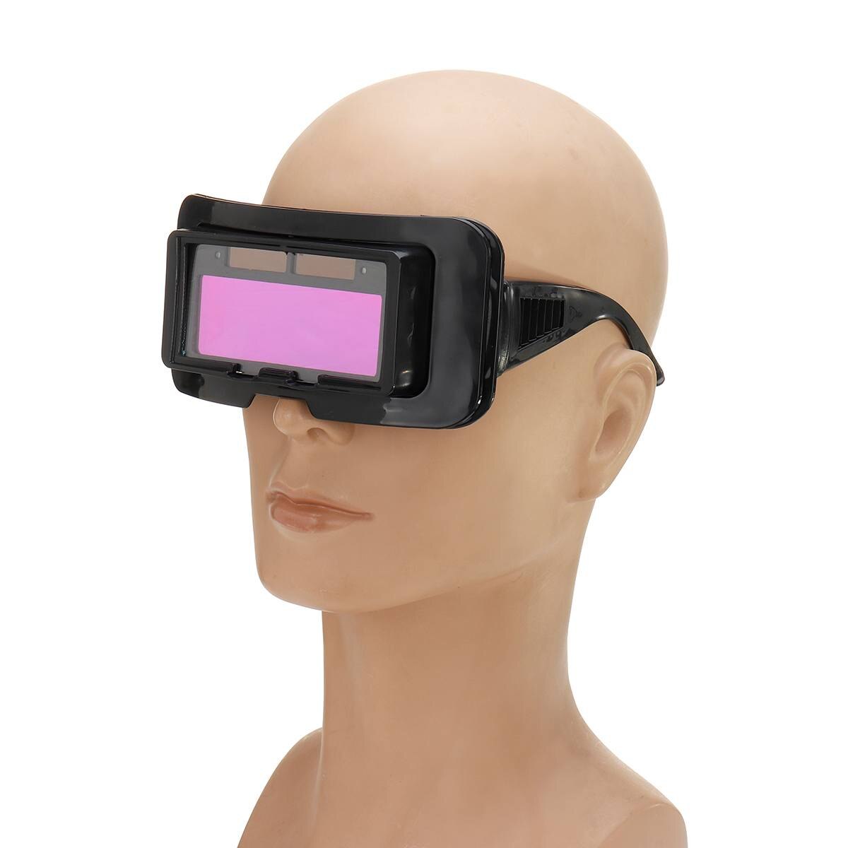 Automatische lashelm, veiligheidsbril op zonne-energie, automatisch verduisterende lasbril, beschermende lens voor lassen: 1