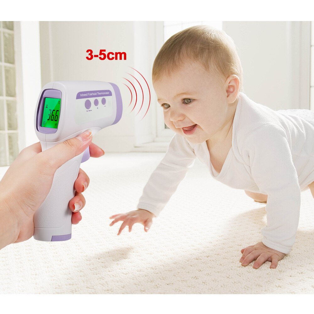 Digitale Voorhoofd Thermometer Infrarood Baby Thermometer Ir Non-contact Body Temperatuurmeter Hoge Gevoeligheid Temperatuur