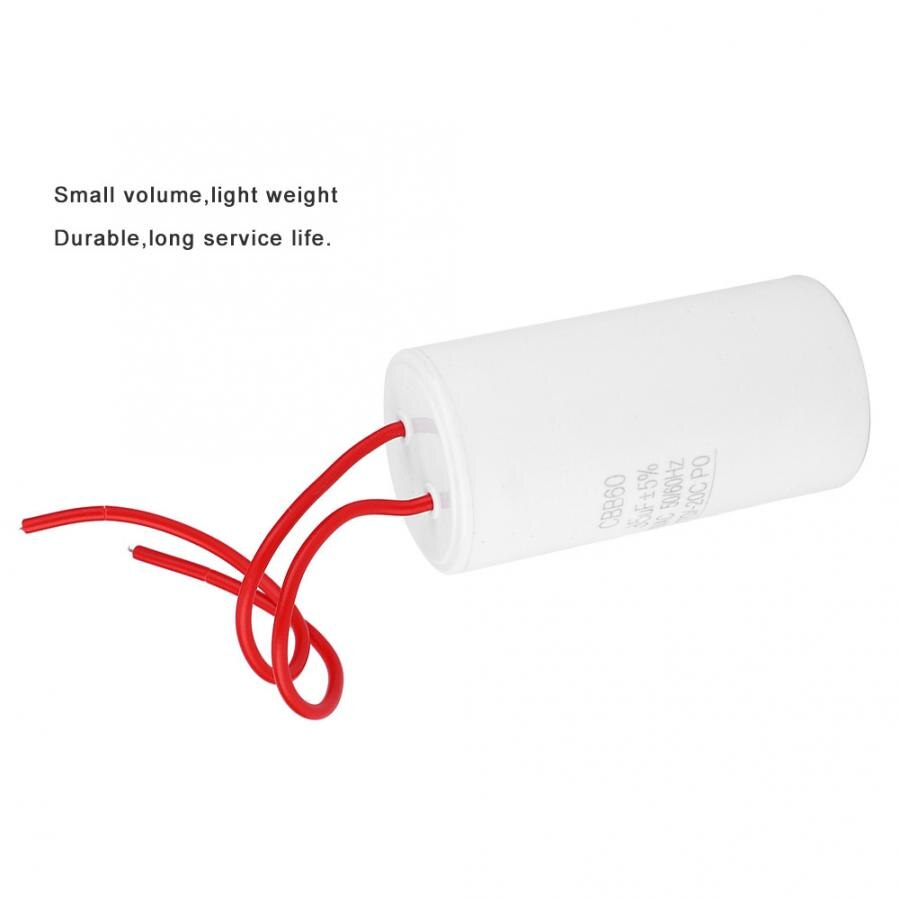 35uF CBB60 Motor Run Capacitor 450VAC Water Pump Start Capacitor for Home Appliance stepper