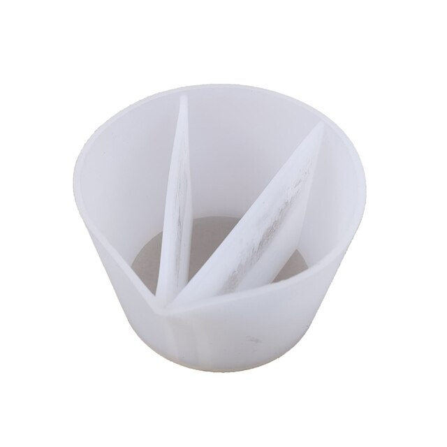 Clear Silicone Epoxy Resin Mixing Cups Distribution Measuring Cup DIY Epoxy Resin Tools For Jewelry Making Handmade Hobby Craft: 3 Holes