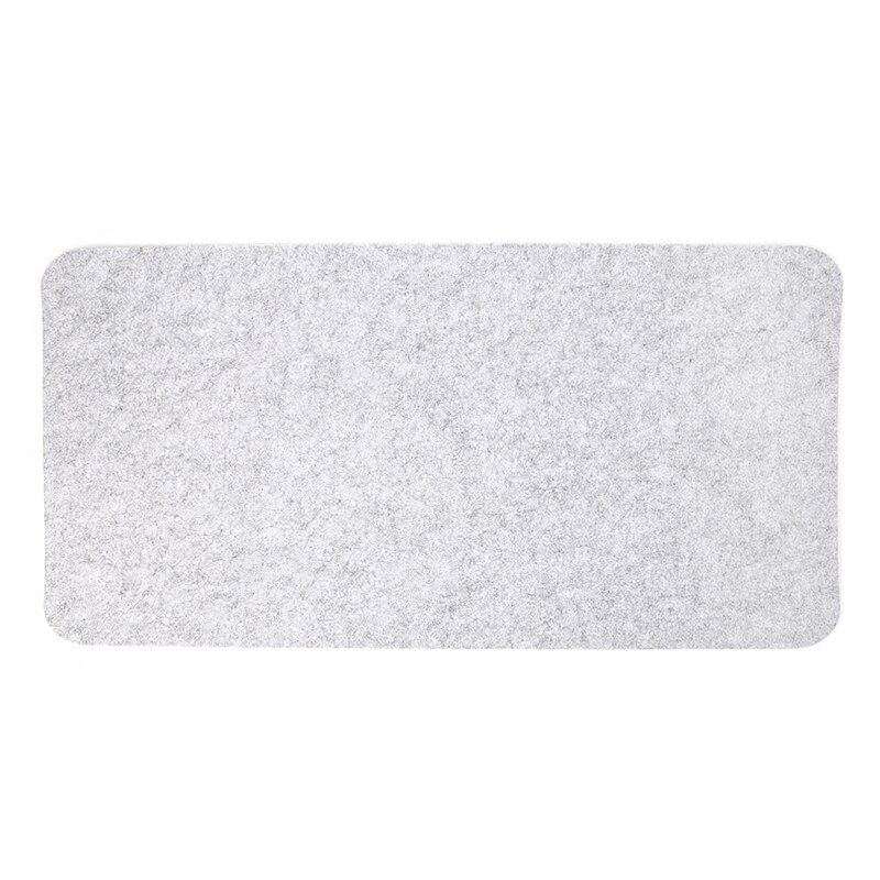 1PC Large Felt Cloth Mouse Pad Non-slip Mouse Pad Mouse Mat for Office desk pad: Light gray