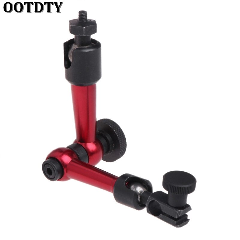 OOTDTY Universal Flexible Magnetic Metal Base Holder Stand for Dial Indicator Flexible Arm Dial Gauge Tool