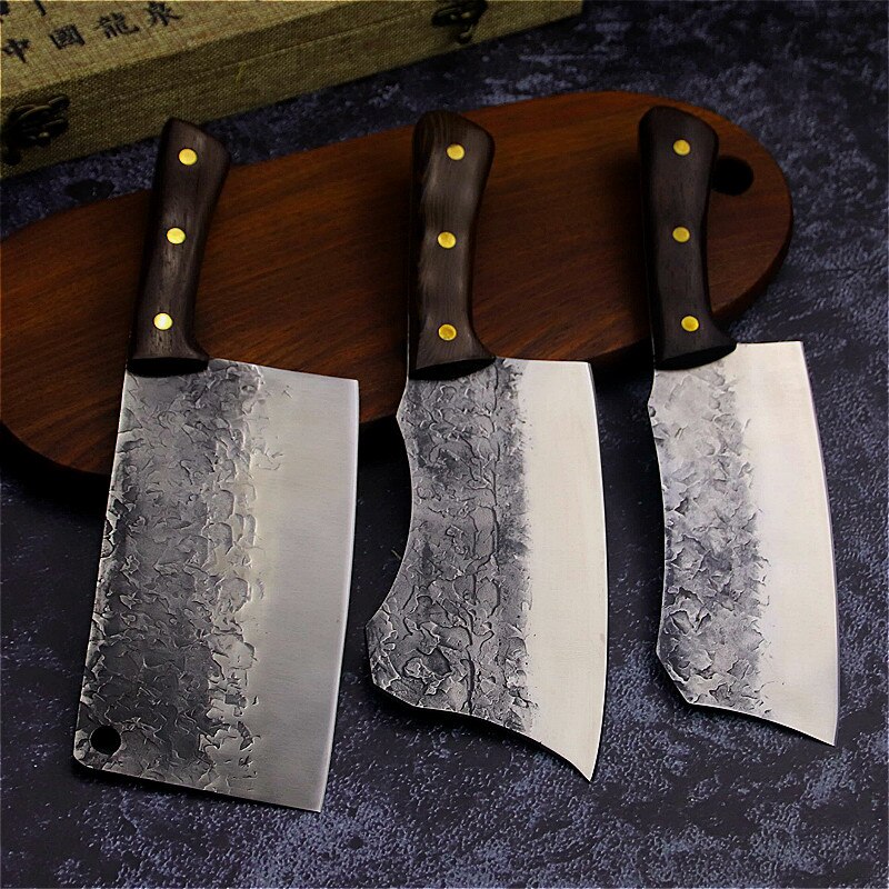 Manganese-steel forging sharp chef knife household kitchen knife multi-purpose chef knife slicer boning knife boning knife