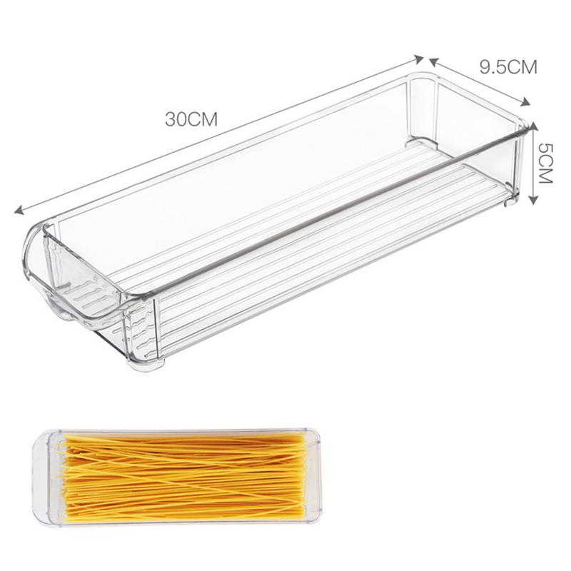 Plastic Storage Bins Refrigerator Storage Box Food Storage Containers With Lid Kitchen Fridge Cabinet Freezer Organizer Gadgets: A