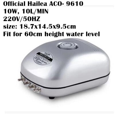 Hailea ACO9610 Adjustable SUPER QUIET Air Pumps 4 ... – Grandado