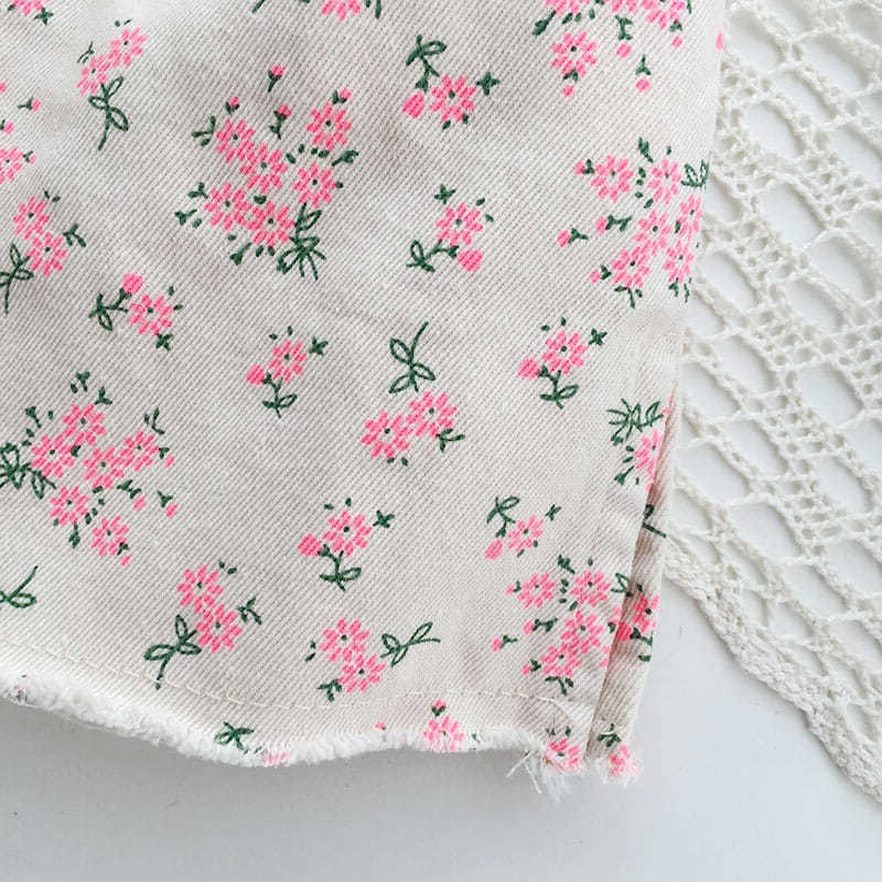 Moda neonata Jean gonna corta stampa floreale neonato bambino gonna di jeans di cotone primavera autunno estate vestiti per bambini 1-7Y