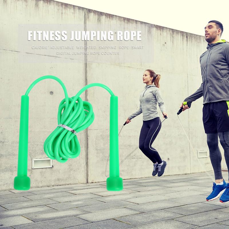 Springtov hop reb sport fitness justerbar hurtig hastighed plasthåndtag gym fitness tæller træningsudstyr