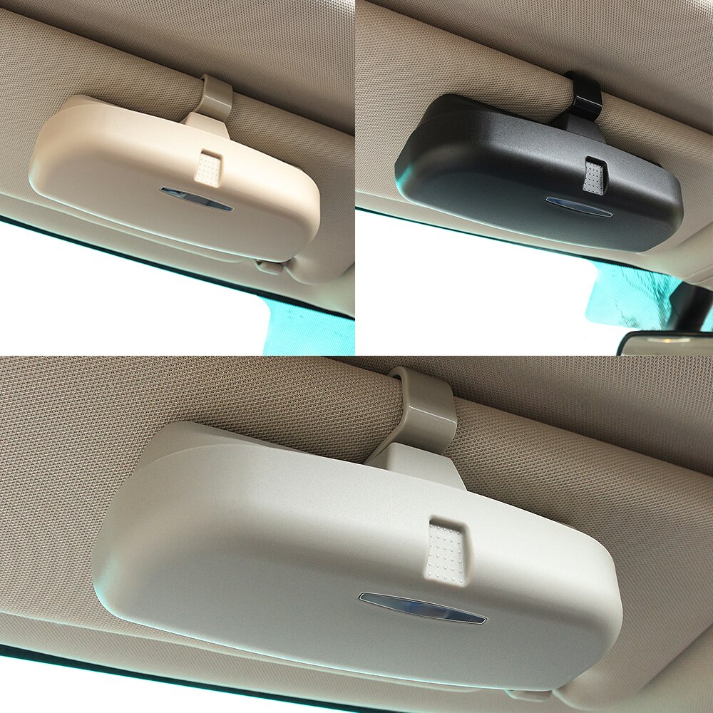 Car Glasses Box Storage Sunglasses Case For Renault Espace Twingo Clio ZOE Kwid SYMBIOZ ARKANA Duster EZ-PRO Lodgy Alpine A110