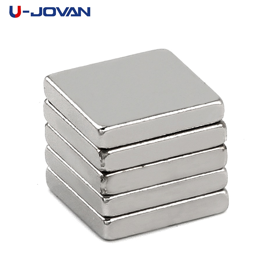 U-JOVAN 20Pcs N35 10X10X2 Mm Blok Craft Permanet Krachtige Magneet Zeldzame Aarde Ndfeb Koelkast Neodymium magneten 10*10*2