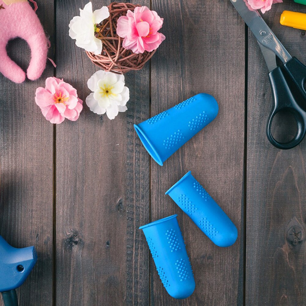 3/5/12Stck Silikon Fingerlinge Schutz Hülse Abdeckung Anti-schneiden Anti-Unterhose Wärme Beständig Finger Handschuhe Heimat Küche Kochen Werkzeug