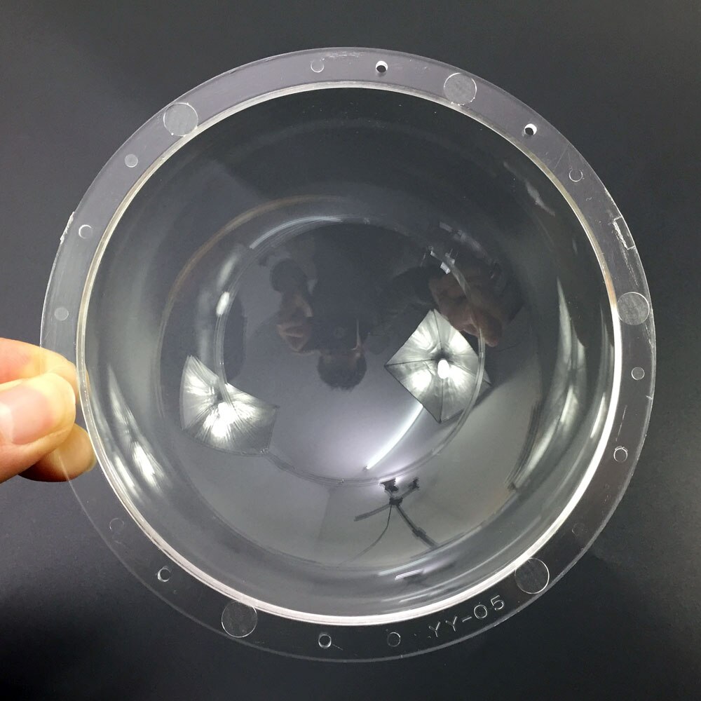Carcasa de domo de cámara transparente de 5 pulgadas de acrílico para interior/exterior CCTV, repuesto