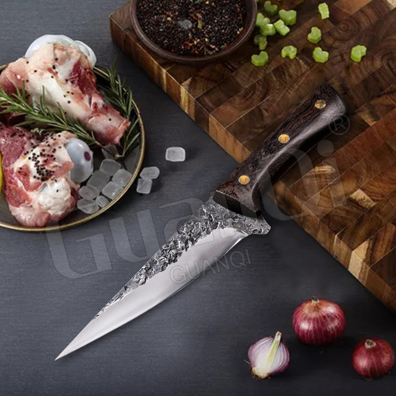 Couteau à désosser forgé pour abattage, couperet à viande, couteau à poisson de boucher, os de cuisine, viande, poisson, couteau à Sushi, outils de coupe de fruits et légumes
