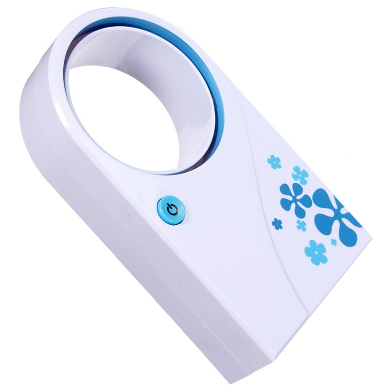 Mini usb blæser uden blade køleventilator bladløs blæser notebook pc blå