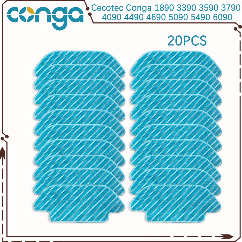 For Cecotec Conga 1890 3390 3590 3790 4090 4490 4690 5090 5490 6090 Robot Vacuum Main Side Brush Hepa Filter Mop Part: Lavender