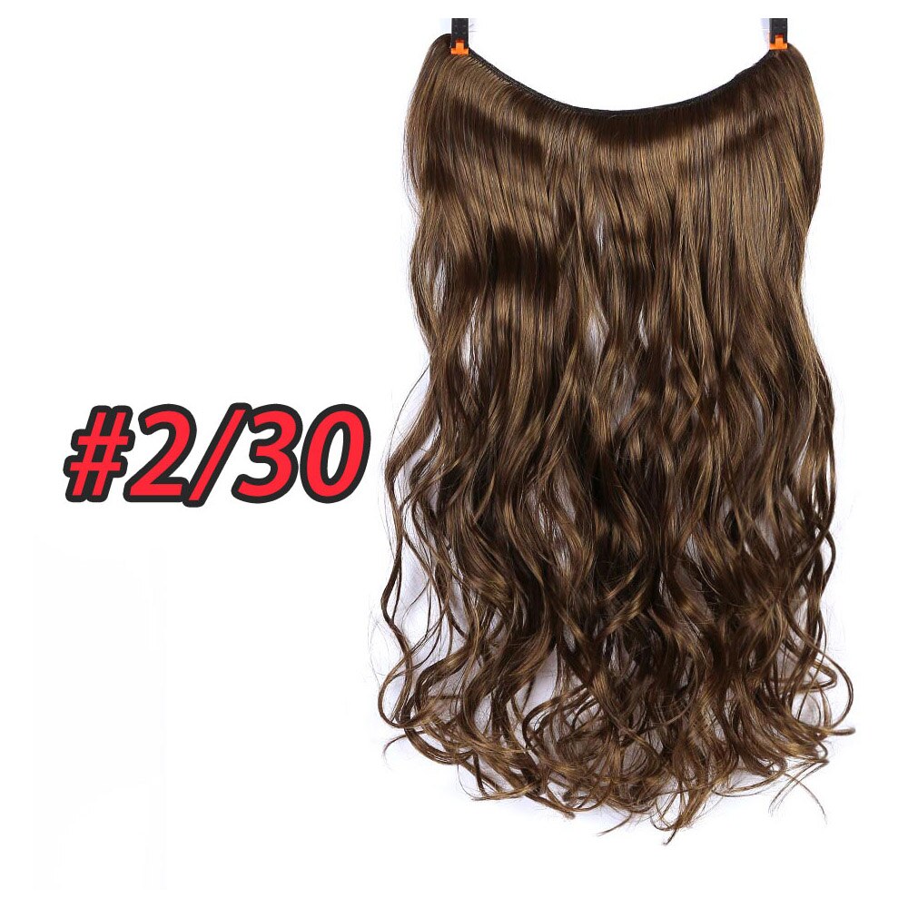 Liangmo Hair Extensions Onzichtbare Ombre Synthetische Natuurlijke Flip Verborgen Geheim Draad Crown Grijs Roze Voor Vrouwen: 2-30