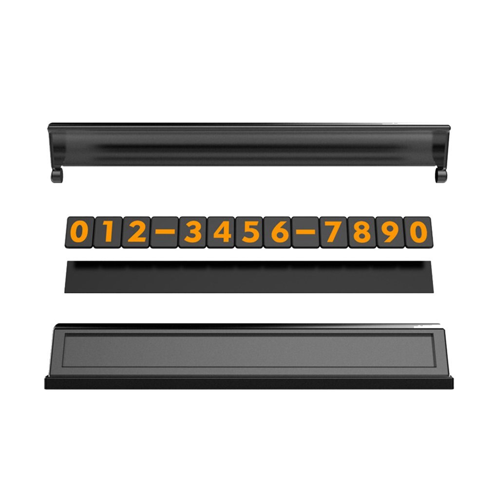 Car Temporary Parking Card Parking Sign Car Number Plate Docking Mobile Phone Number Plate