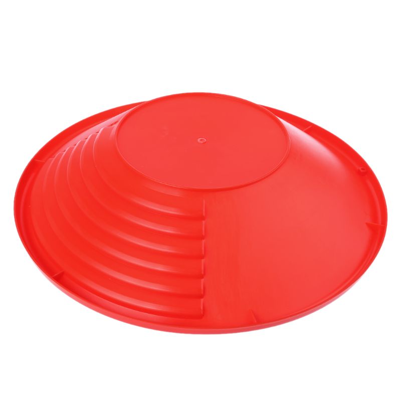 Hand Crank Round Plastic Wash Gold PanBasin Nugget Mining Dual Riffle Dredging Prospecting River Tool Rush Sifting Classifier