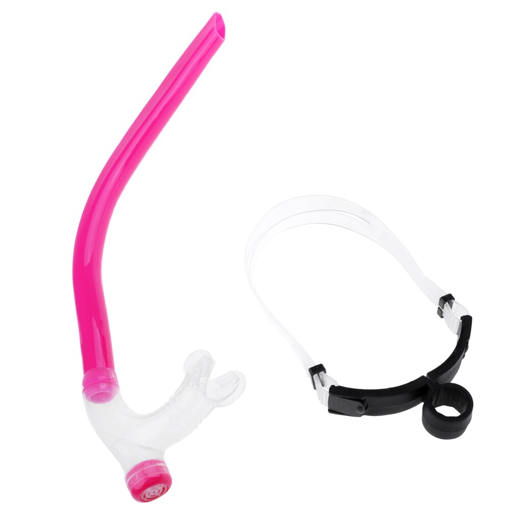 Adjustable Center Snorkel Set Breathing Tube for Swimming Underwater Boating