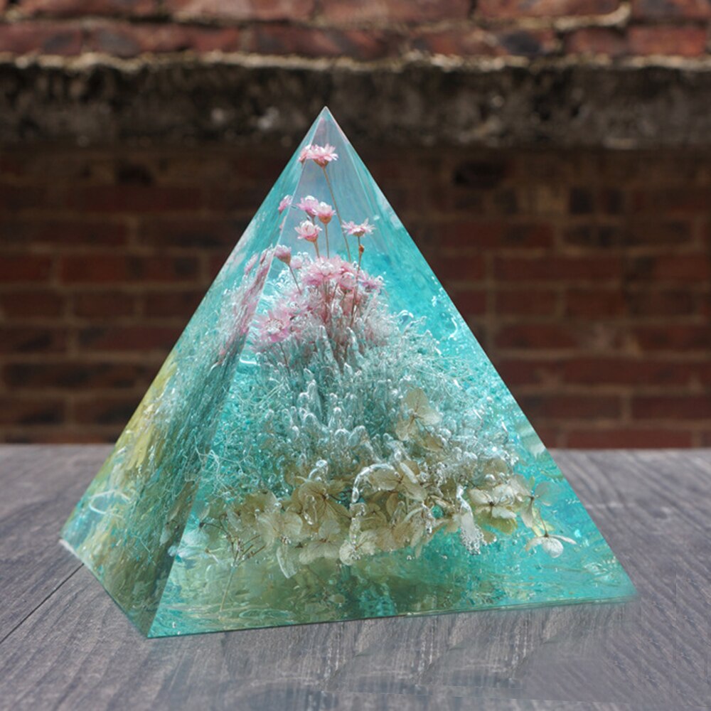 15CM Super Große Pyramide Silikon Harz Schimmel Schimmel Handwerk Schmuck Kristall Mit Kunststoff, Der Werkzeuge