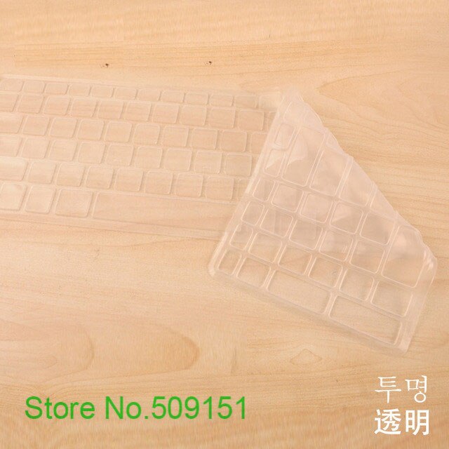 15 inch laptop keyboard cover For DEll inspiron 15R 5537 3537 5521 3521 2521 5528 N5110 M531R 15R-5521 N5010: Transparent