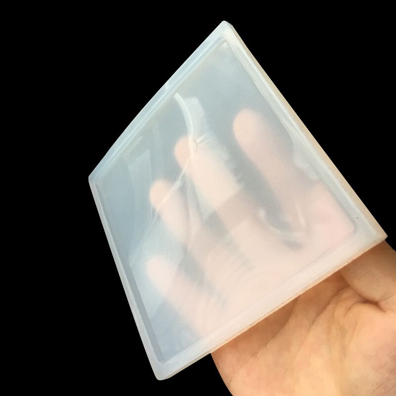 1pcs UV Resin Jewelry Liquid Silicone Mold Rectangle Resin Charms Molds For DIY Intersperse Decorate Making Molds