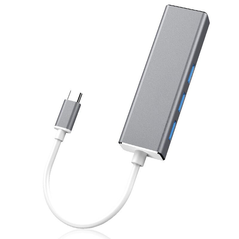 Hub usb 4 ports 4-en-1 hub usb type c hub station d'accueil