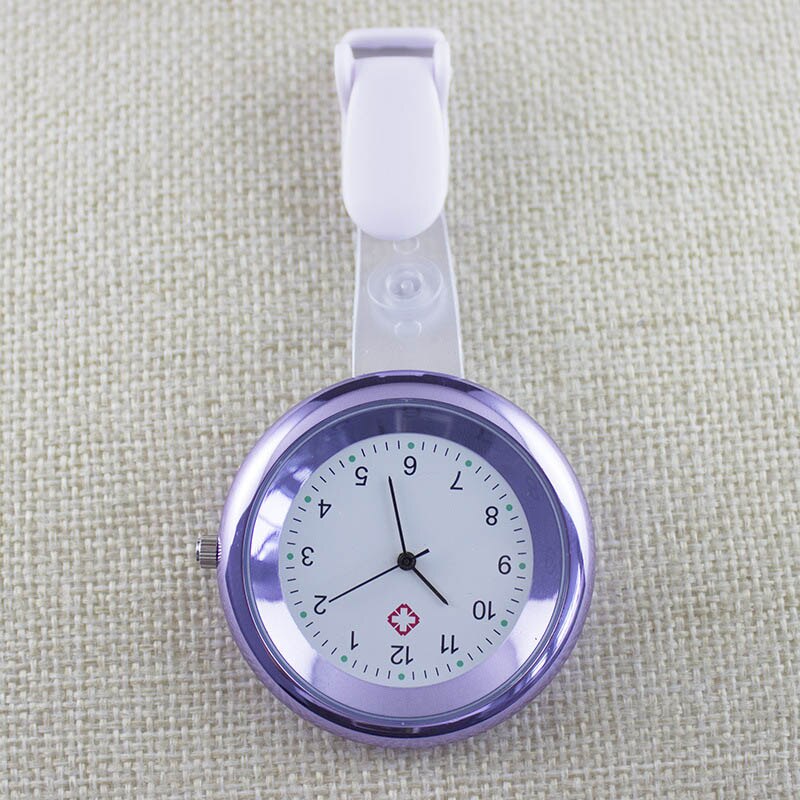 Nurse Watch Brooch Silicone Clip Infection Control Nurse Doctor Paramedic Brooch Fob Watch FS99