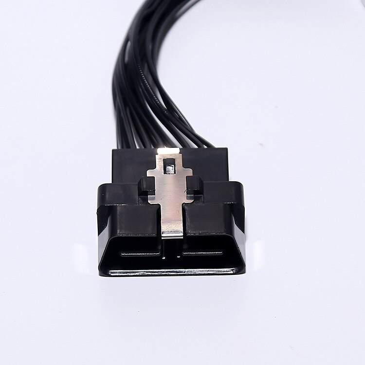 16-pin OBD2 splitter, extension cable one male to two female Y extension cables, ELM327 electronic line connector