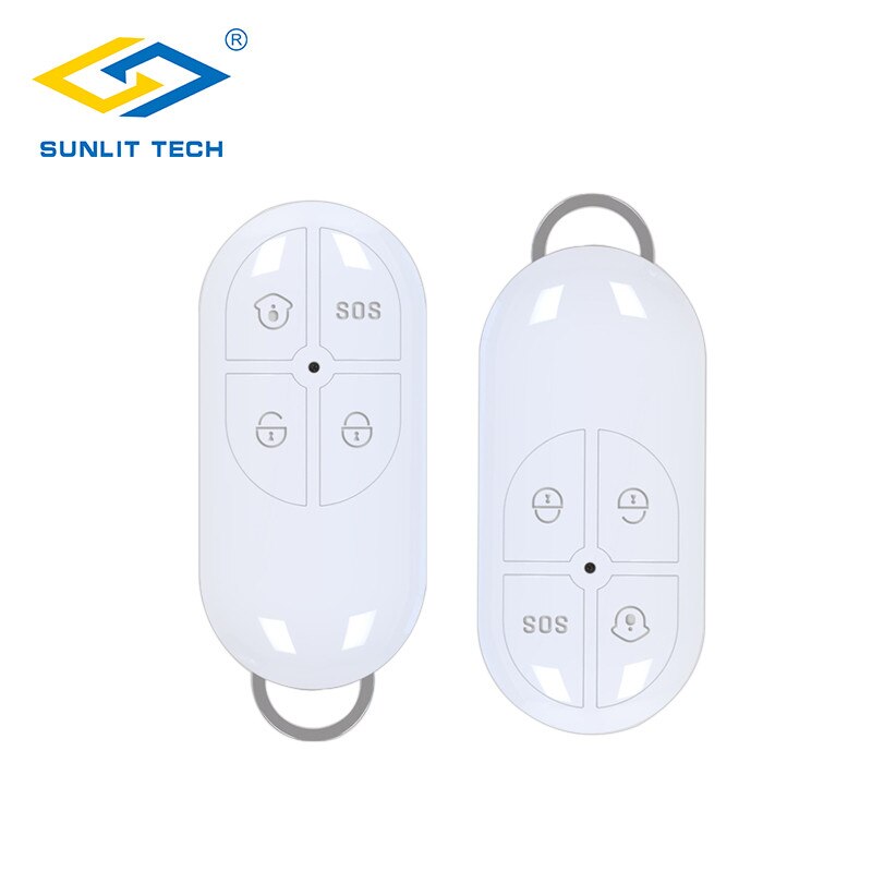 1/2/8pcs Wireless Portable Alarm Remote Controller 4 Buttons Key Fobs for Focus ST-IIIB ST-IIIGW ST-VGT ST-V GSM Intruder Alarm