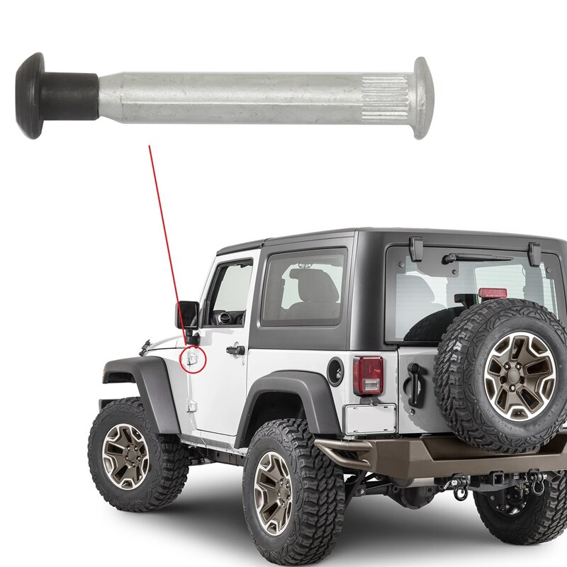 4 Tür-Scharnier-Rollenstiftschrauben Für Jeep Wrangler JK 2007-2018 - OEM Ersatz
