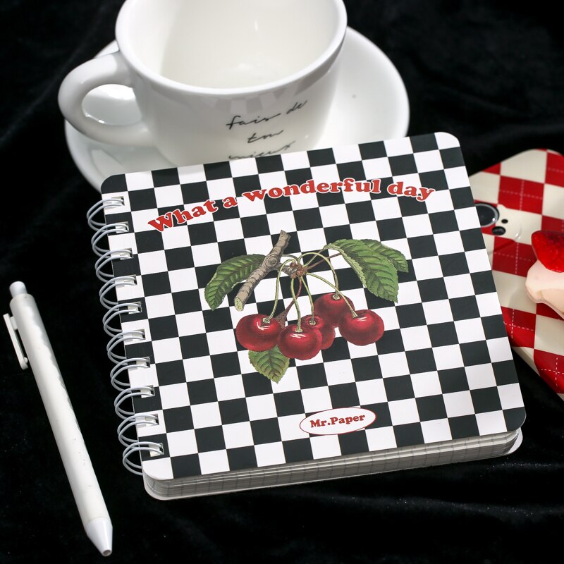 College Ruled Spiral Notebook-Lined Journal with Hardcover, 140*140mm, 128 Pages, Strong Twin-Wire Binding with Premium Paper