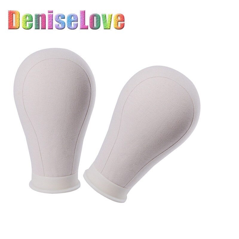 Wig Making Tools 22inches Training Mannequin Head set Canvas Head For Wigs Making C Needles Wig Sewing Cord for Holding Wigs