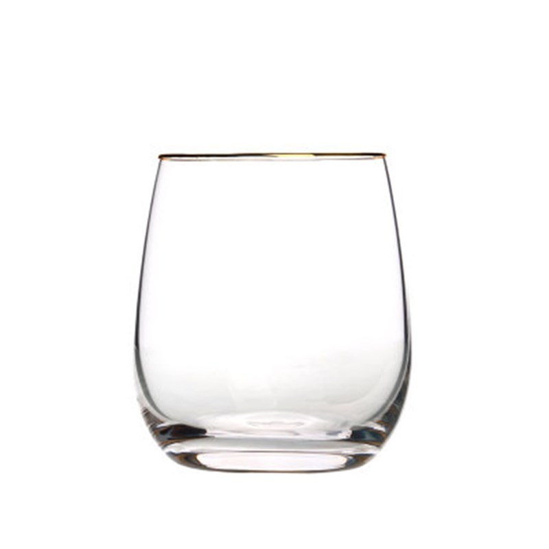 Cakehoud 300/500ml husholdning gennemsigtig håndlavet glas køkken restaurant drikke cup bar whisky glas drikke redskaber: Sort