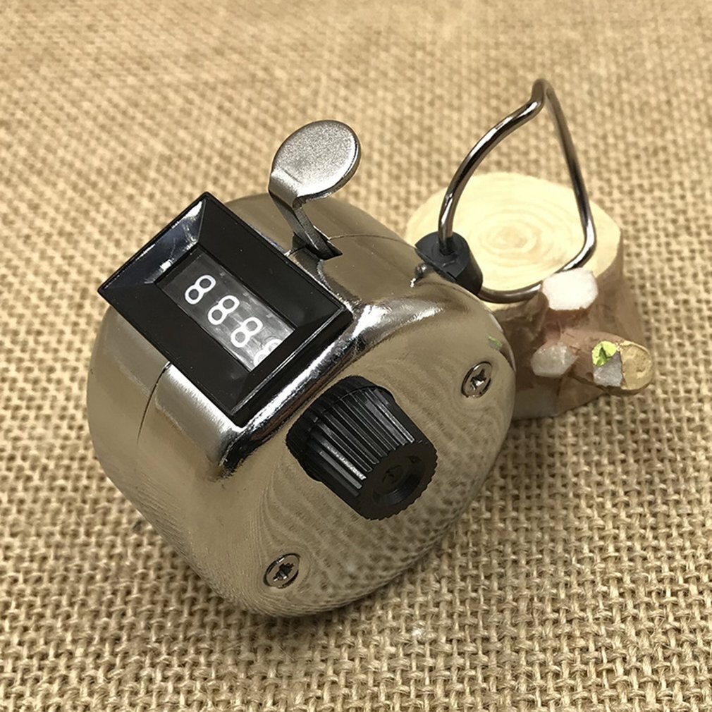 Counter Metal Manual Four-digit Counter Mechanical 0-9999 Engine Room Passenger Flow Station Terminal Counter