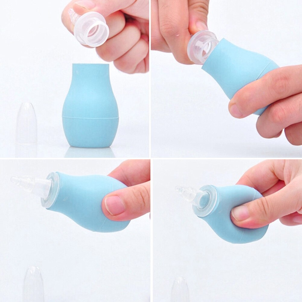 Useful Household Kids Caring Tool Baby Safe Nasal Vacuum Aspirator Suction Nose Cleaner Mucus Runny Inhale