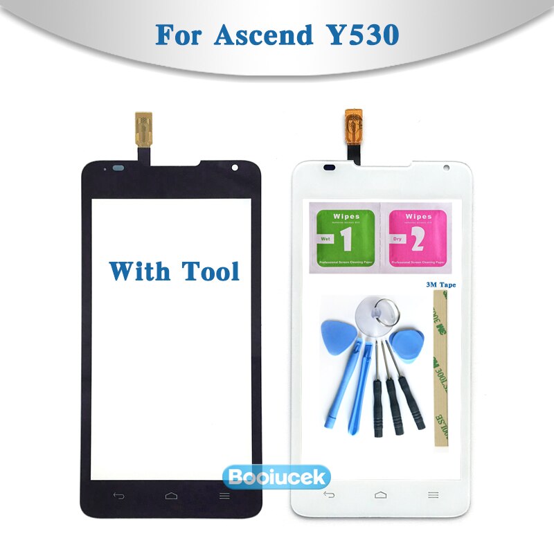 4.5 &quot;Voor Huawei Ascend Y530 Touch Screen Digitizer Sensor Outer Glas Lens Panel