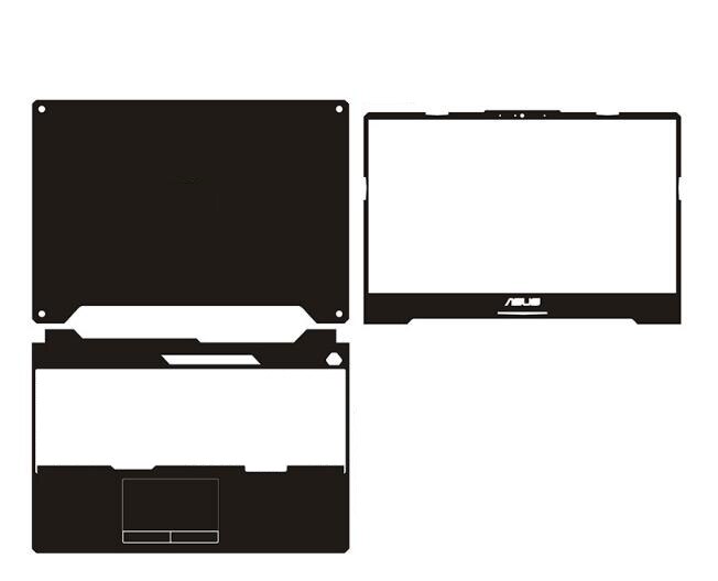 Laptop Kohlenstoff Faser Vinyl Haut Aufkleber Abdeckung Für ASUS TUF FA506 15.6 &quot;(ohne Logo See auf sterben oben haut)