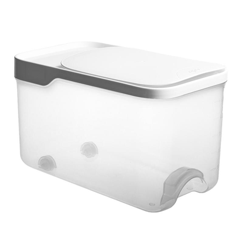 5kg ris förvaringslåda spannmål spannmål dispenser flip lock mat arrangör behållare kök förvaring förseglade ris hink insektsäker