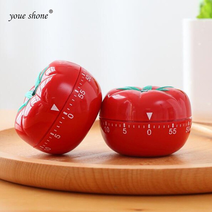 1 Hour Kitchen Timer Tomato Mechanical Timer Reminder Timer Stopwatch Countdown Kitchen Cooking Tools For Home
