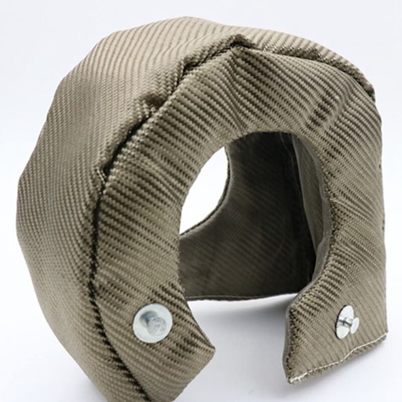 T3 Titanium Turbo Blanket Heat Shield Charger Cover Wrap for T3 T25 T28 GT25 GT35 with Locking Springs