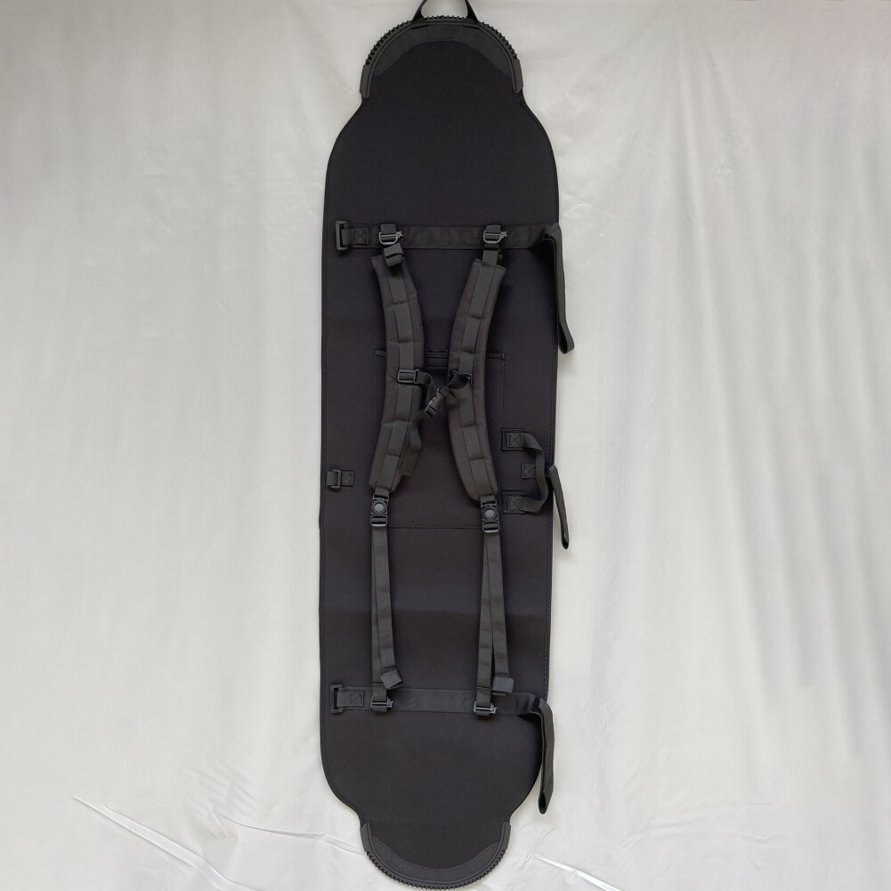 Draagbare Snowboard Tas Zwart Ski Board Organizer Slijtvaste Monoboard Skiën Pouch Beschermhoes