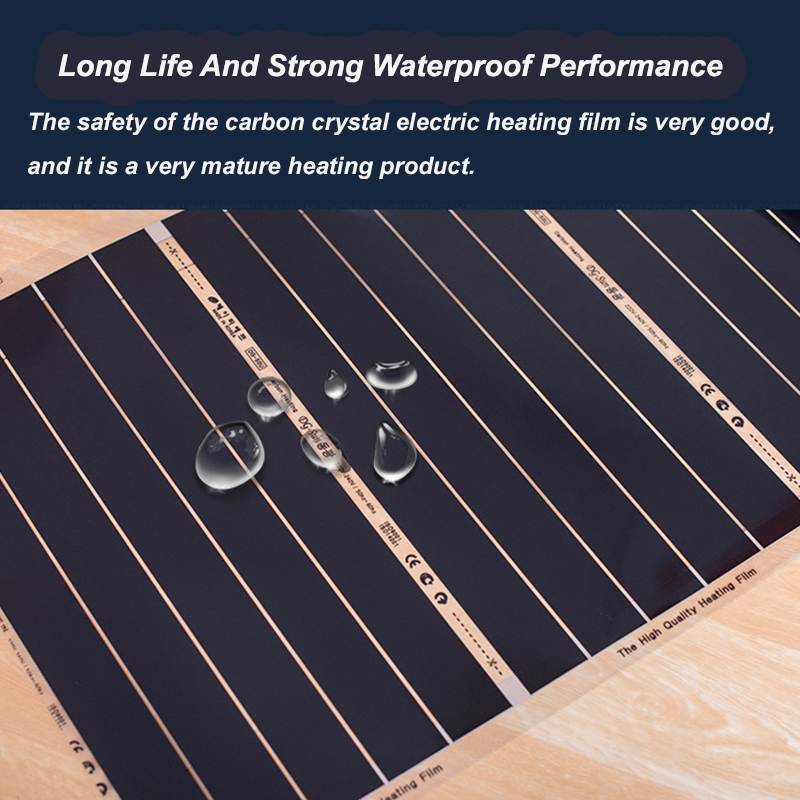 0~ 65°C Floor Heating Infrared Film Floor Heating Systems Electric Floor Heating Warm Floor Underfloor Warming Film Mat