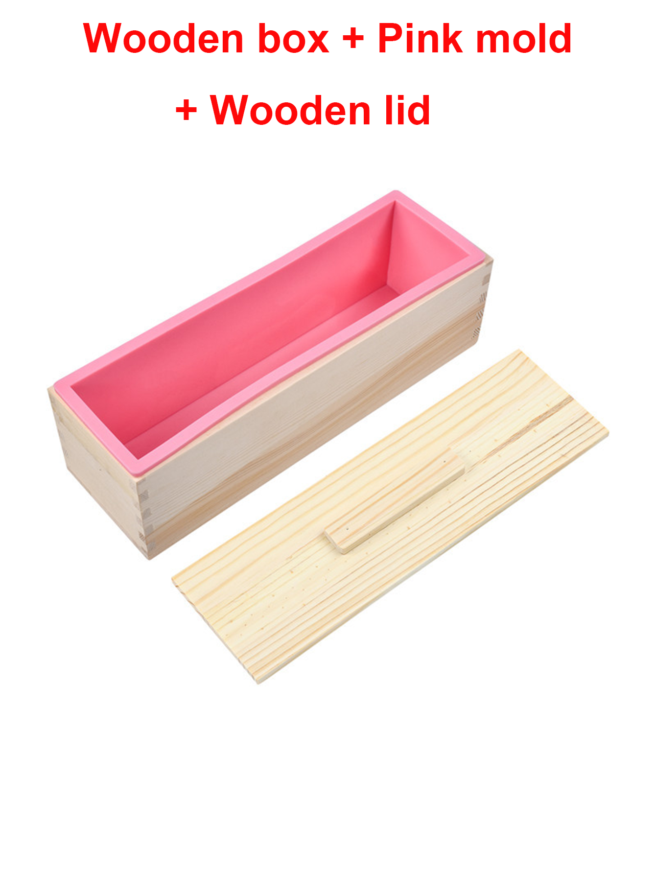 1.2L Silicone Soap Mold Flexible Rectangular Loaf Mold Wood Box Soaps Making DIY Tool for Soap Cake Making 42oz: Dark Khaki