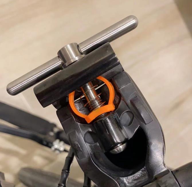 2 stücke Brompton Faltrad C Schnalle Parallelizer 16 Zoll 349 Einfach Twist Fahrrad Foldble Helfer Radfahren Fahrrad Werkzeuge