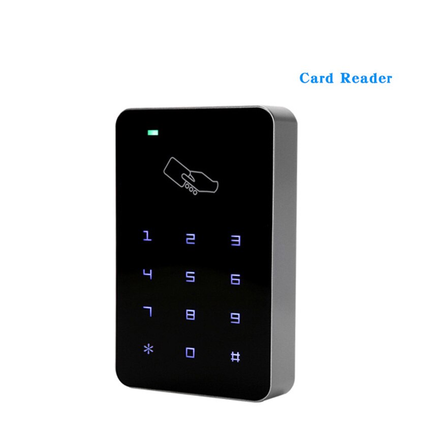 Access Control Keypad Access Touch Keypad RFID Keypad Waterproof 125KHz RFID Card Reader Access Control Exit Button for Entry